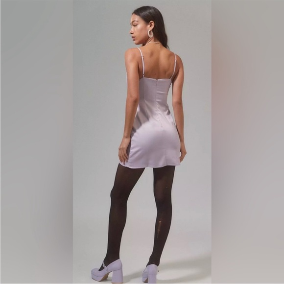 Mallory Cowl Slip Dress - Periwinkle/Purple - Picture 2 of 2